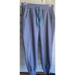 Figs Scrub Pants Women M P Petite Gray Zamora Joggers Technical Collection 26"
